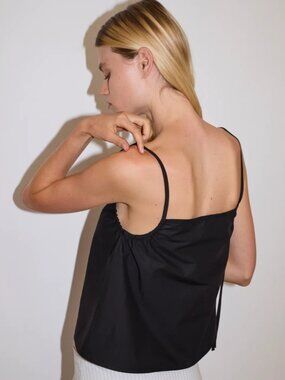 Deiji Studios Gathered Strap Top